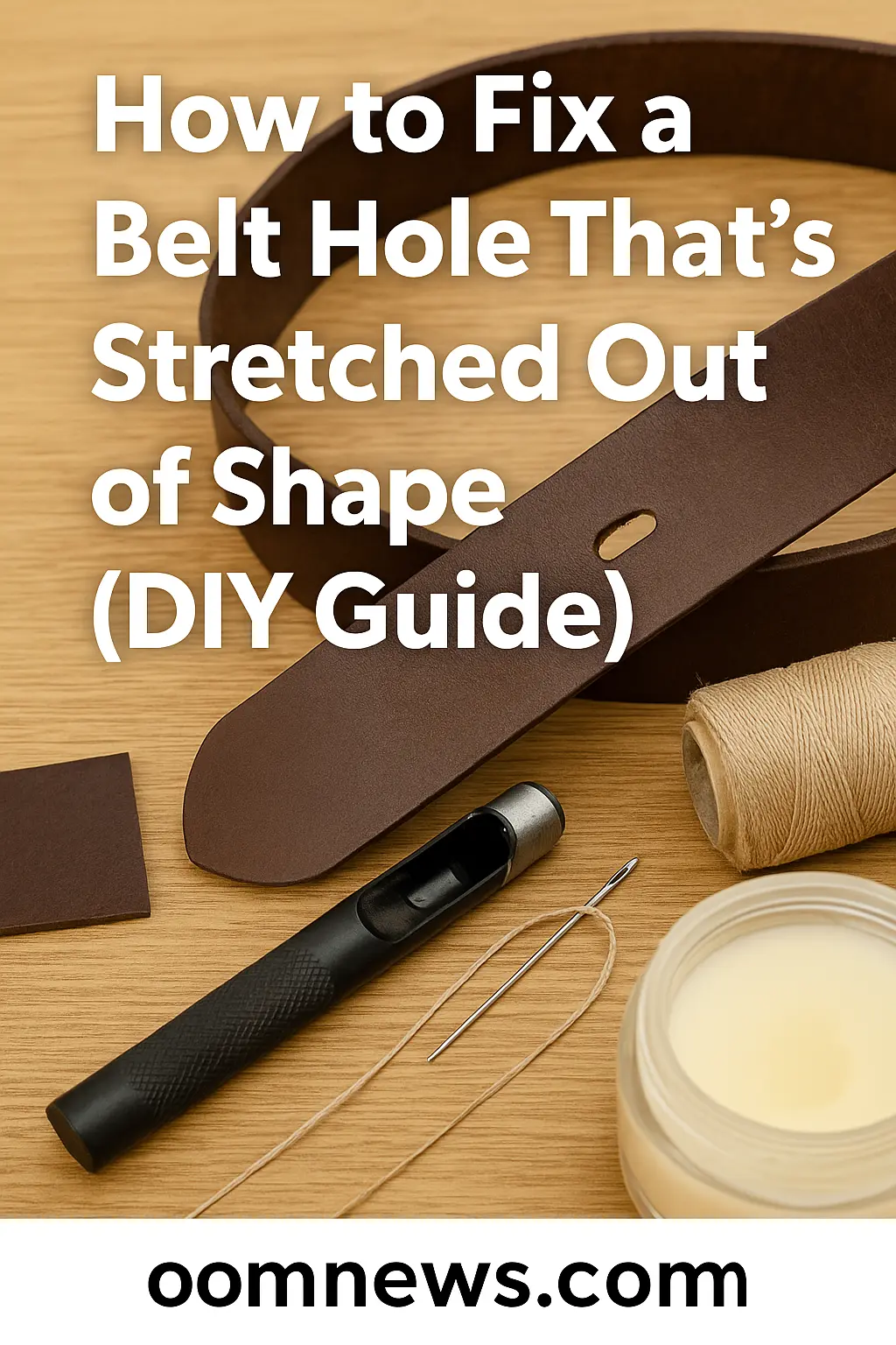 How to Fix a Belt Hole That’s Stretched Out of Shape