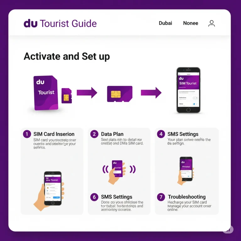 Du Tourist SIM Card Full Activation
