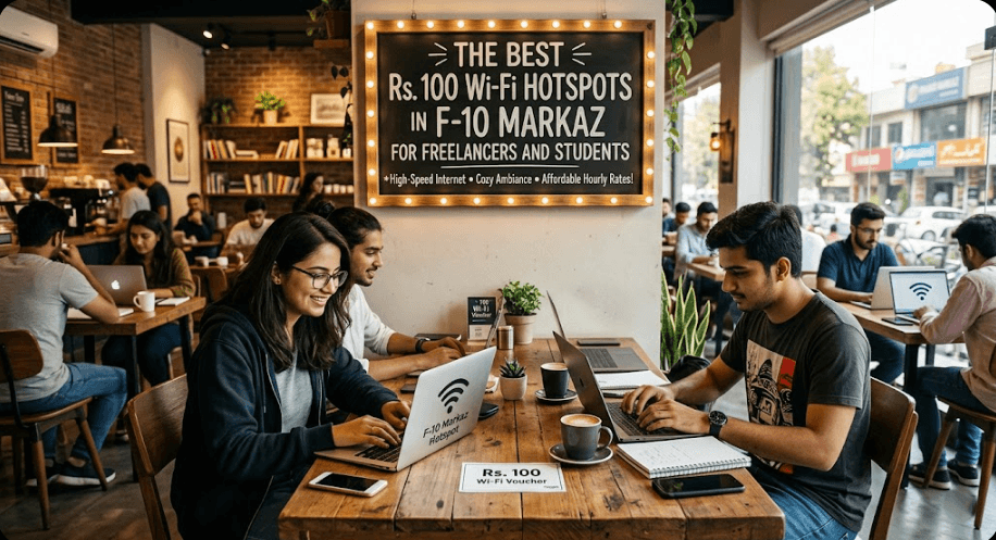 Wi-Fi Hotspots in F-10 Markaz