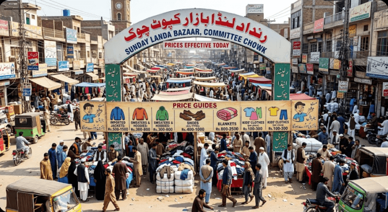 Sunday Landa Bazaar Price Guide – Committee Chowk (what to pay for secondhand clothes & electronics