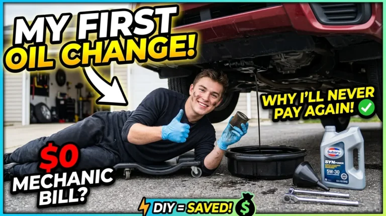How I Changed My Own Car Oil for the First Time (And Why I’ll Never Pay a Mechanic for It Again)