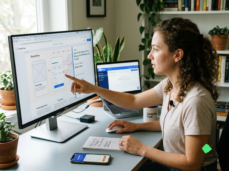 User testing website or app for side income